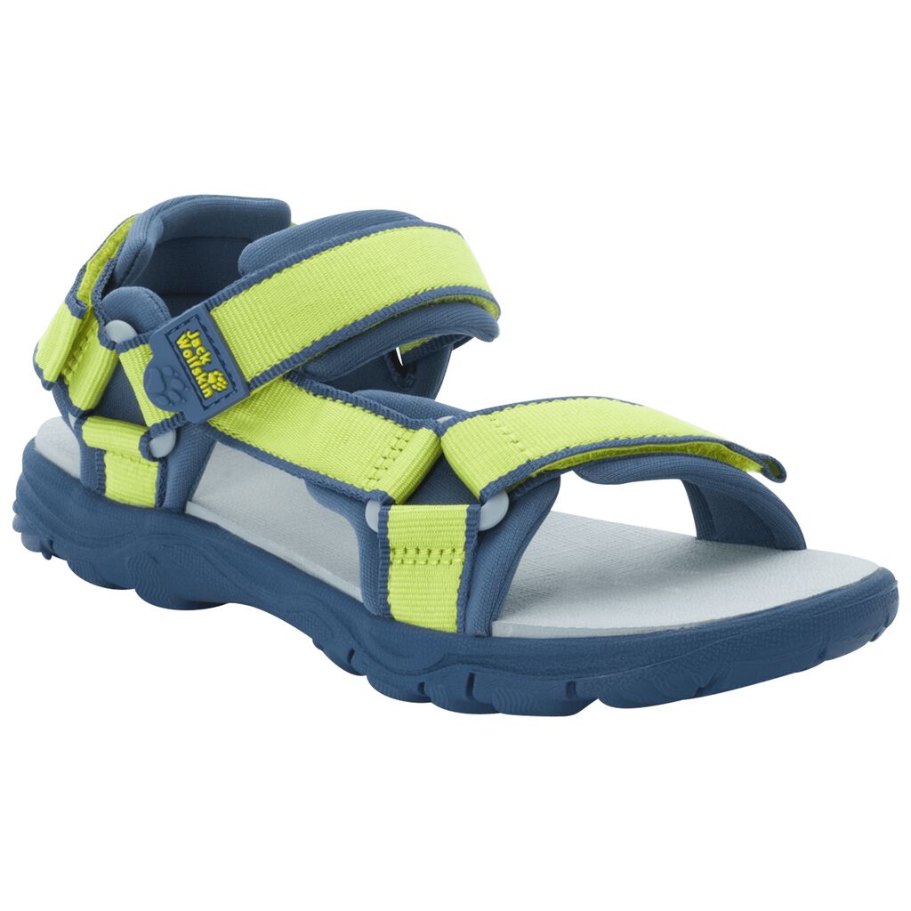 Jack Wolfskin SEVEN SEAS 3 Chaussures Enfant Vert Clair/Bleu - ZFCTLIX-96